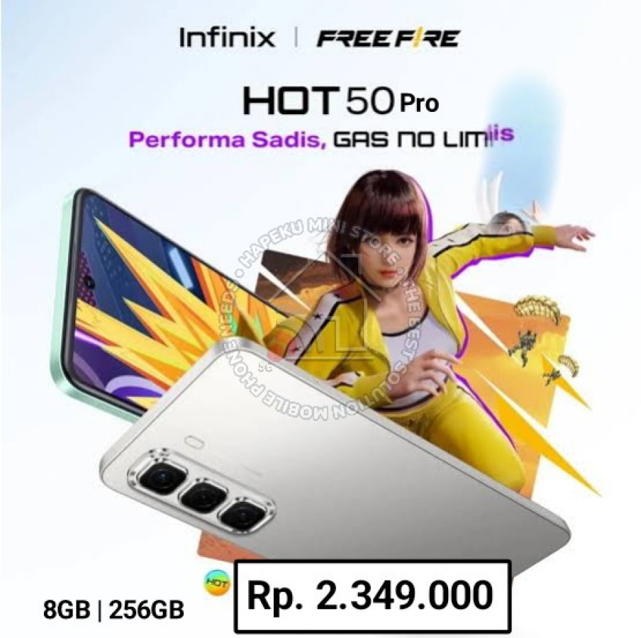 Infinix Hot 50 Pro 4G NFC  8GB|256GB Garansi Resmi