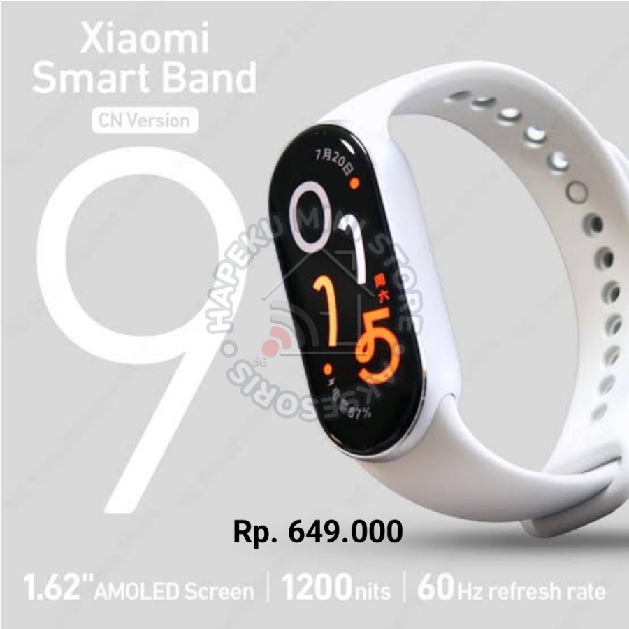 Xiaomi Smart Band 9 Smartwatch | Layar Amoled 1,62