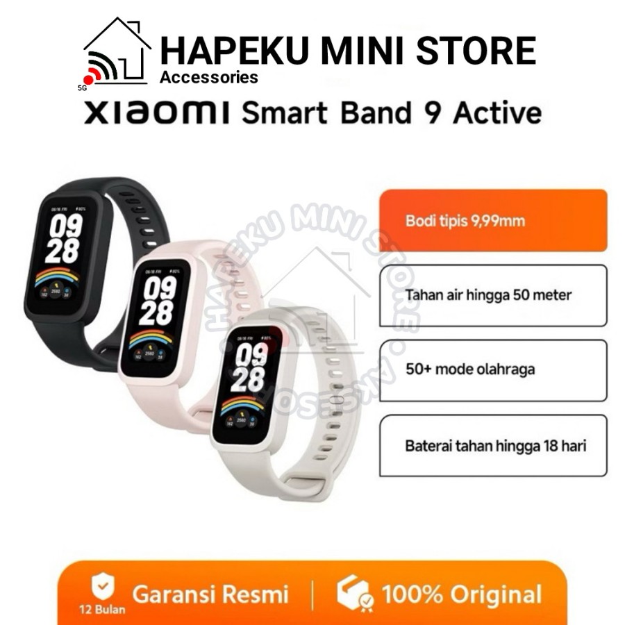 Xiaomi Smart Band 9 Active | Garansi Resmi