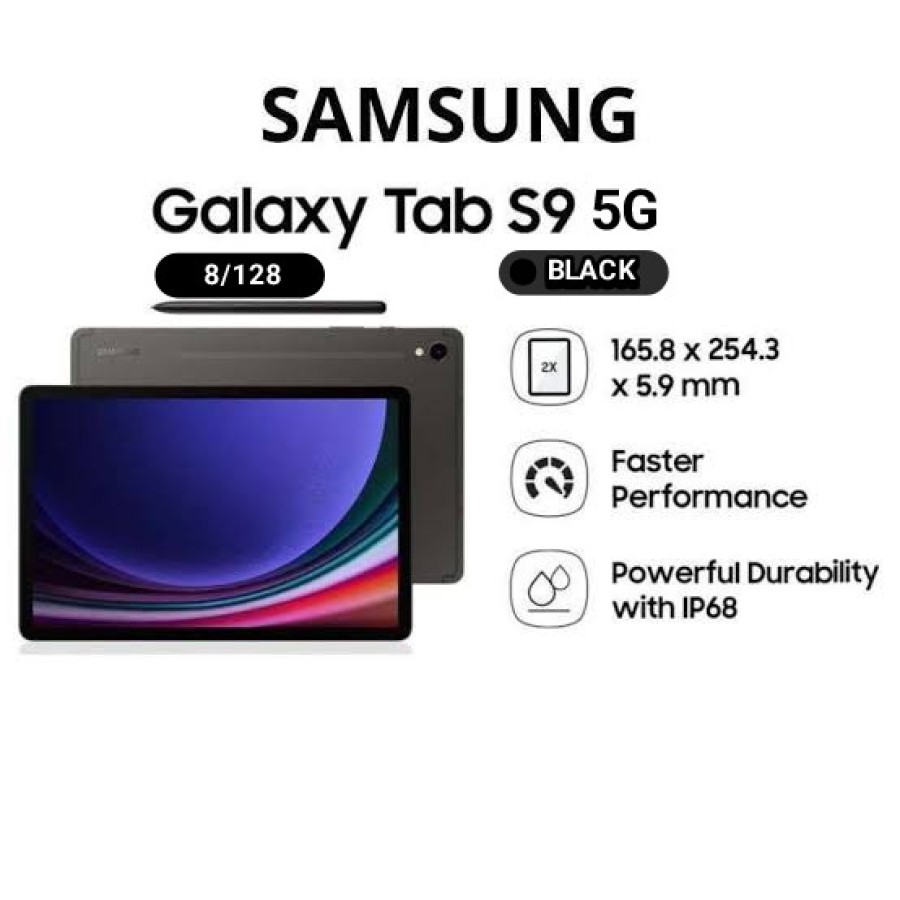 TABLET SAMSUNG GALAXY TAB S9  5G 8GB 128GB